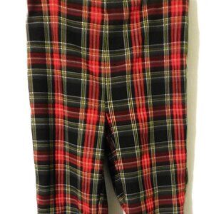 Streetwear Society womens plaid leggings   Sz XS